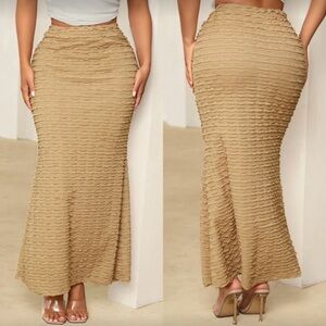 COMING: SHEIN Camel Mermaid Skirt